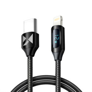 Wozinsky WUCLC1 USB-C–Lightning kábel, 36 W, 1 m (fekete)