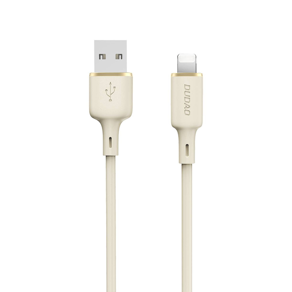 iTok webáruház - Dudao Dudao L7SL USB-A–Lightning 5 A kábel, 1 m (bézs) 1 Dudao L7SL USB-A - Lightning 5A cable 1m (bézs)