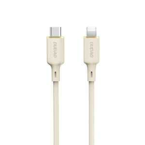 Dudao L7SCL USB-C–Lightning kábel 30 W, 1 m (bézs)