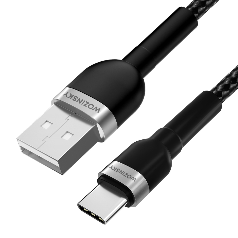 iTok webáruház - Wozinsky Wozinsky WNBAC2 USB-A–USB-C kábel, 2,4 A, 2 m (fekete) 3 Wozinsky WNBAC2 USB-A / USB-C 2.4A cable 2 m (fekete)