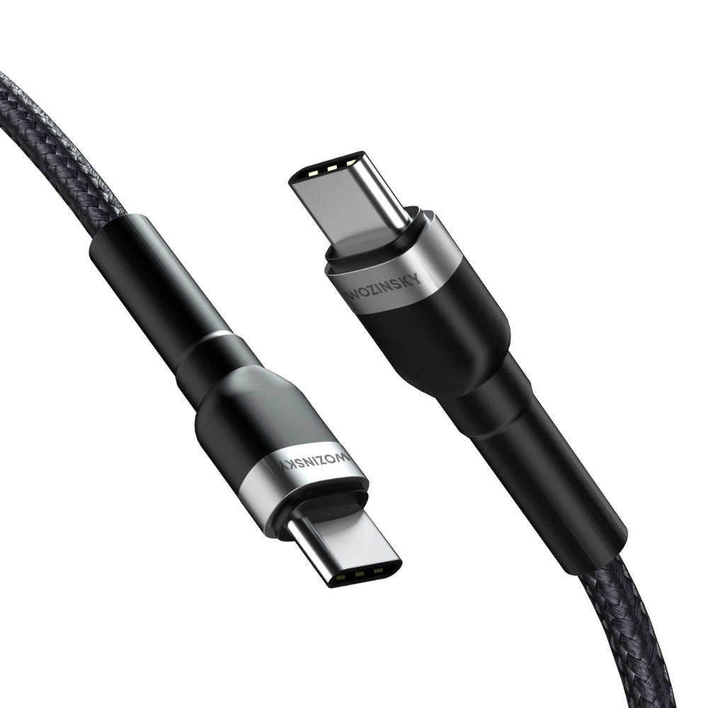 iTok webáruház - Wozinsky Wozinsky WNBCC2 USB-C–USB-C PD 65 W kábel, 2 m (fekete) 2 Wozinsky WNBCC2 USB-C / USB-C PD 65W cable 2 m (fekete)