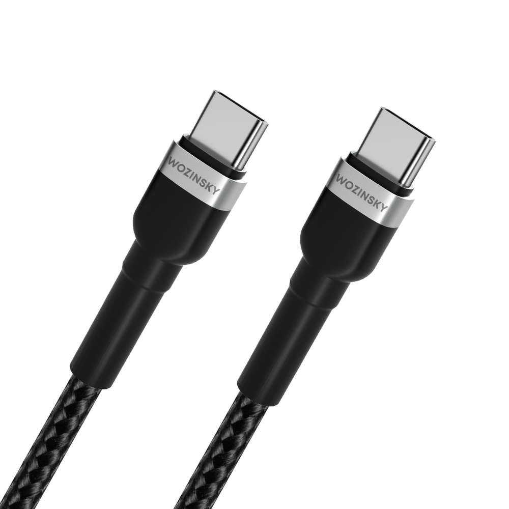 iTok webáruház - Wozinsky Wozinsky WNBCC2 USB-C–USB-C PD 65 W kábel, 2 m (fekete) 4 Wozinsky WNBCC2 USB-C / USB-C PD 65W cable 2 m (fekete)