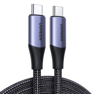 Ugreen US355 USB-C 3.1 Gen 2 – USB-C 3.1 Gen 2 kábel, 1 m (fekete)