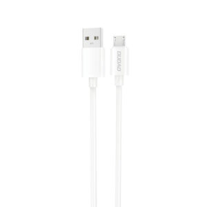 Dudao L4SM USB-A–micro USB kábel, 2 A, 1 m (fehér)