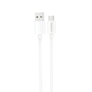 Dudao L4ST USB-A–USB-C kábel, 1 m (fehér)