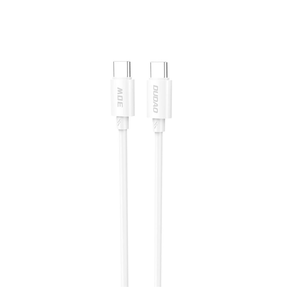 iTok webáruház - Dudao Dudao L4C USB-C–USB-C 30 W kábel, 1,2 m (fehér) 1 Dudao L4C USB-C / USB-C 30W Cable 1.2m (fehér)