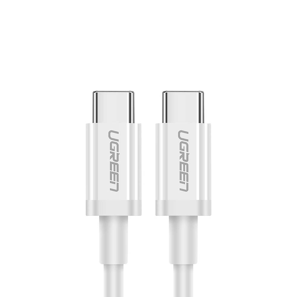 iTok webáruház - Ugreen Ugreen US264 60518 USB-C–USB-C kábel 1 m (fehér) 1 Ugreen US264 60518 USB-C / USB-C PD QC AFC Cable 1m (fehér)