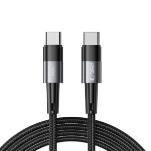 Tech-Protect UltraBoost USB-C–USB-C PD 60 W 3 A, 2 m-es kábel (szürke)