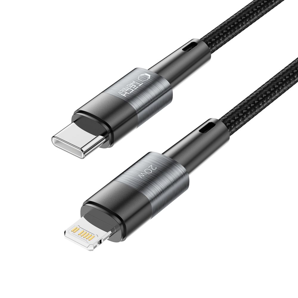 iTok webáruház - Tech-Protect Tech-Protect UltraBoost Lightning / USB-C PD 20W 3A 2 m kábel (szürke) 2 Tech-Protect UltraBoost Lightning / USB-C PD 20W 3A 2m cable (szürke)