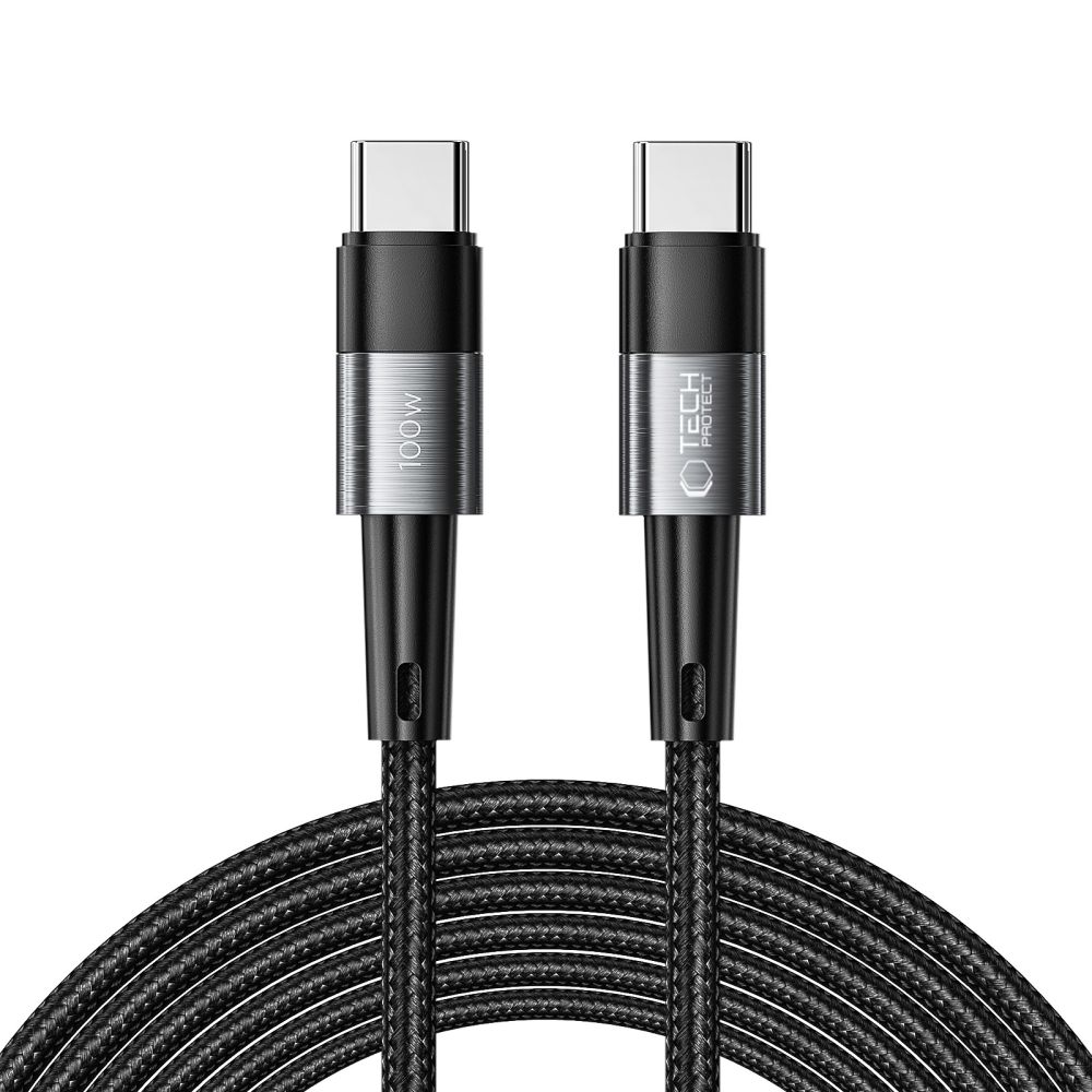 iTok webáruház - Tech-Protect Tech-Protect UltraBoost USB-C / USB-C PD kábel 100W 5A 3 m (szürke) 1 Tech-Protect UltraBoost USB-C / USB-C PD Cable 100W 5A 3m (szürke)