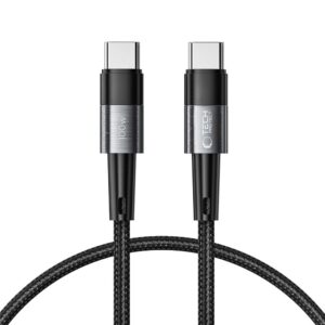 Tech-Protect UltraBoost USB-C / USB-C PD kábel 100W 5A 0,25 m (szürke)