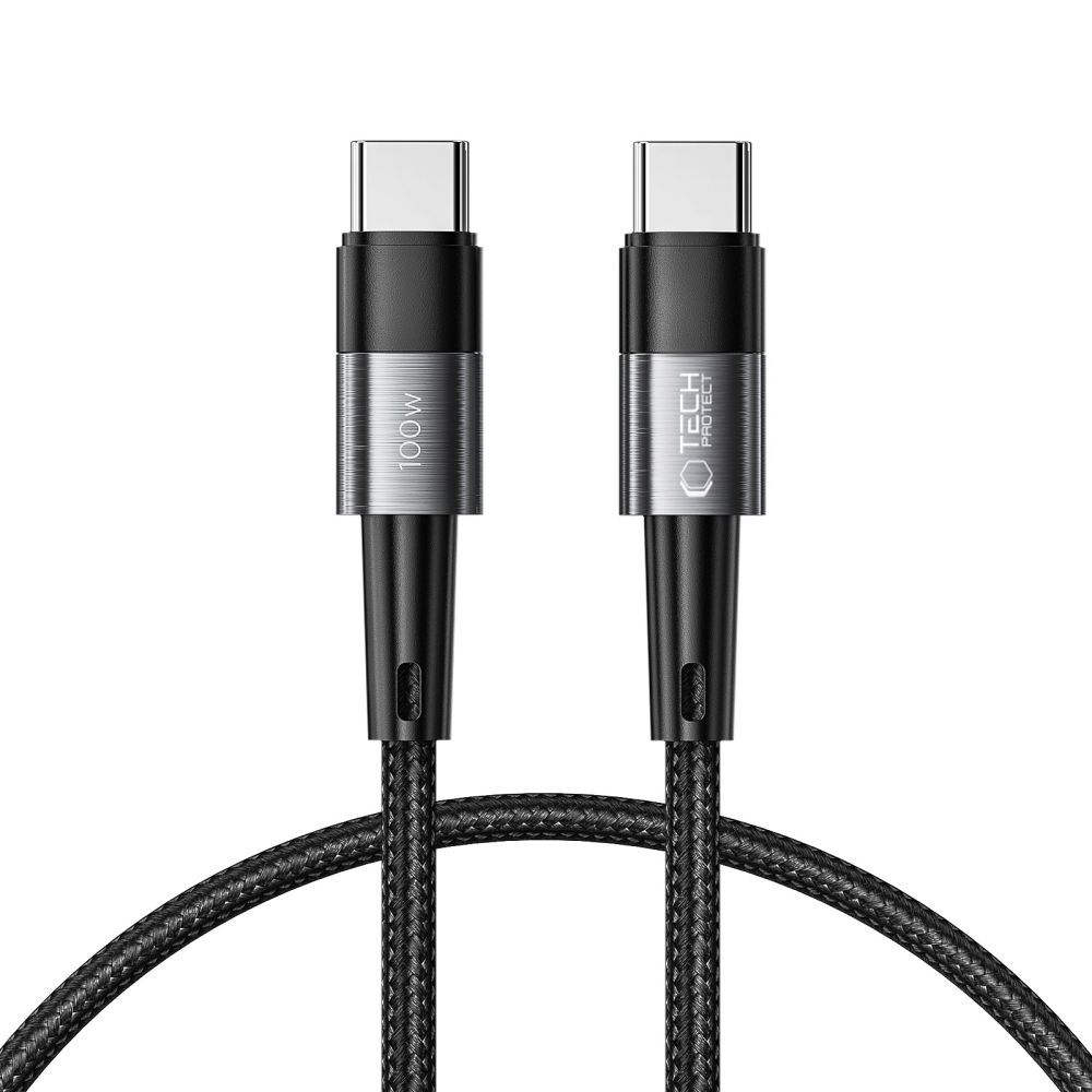 iTok webáruház - Tech-Protect Tech-Protect UltraBoost USB-C / USB-C PD kábel 100W 5A 0,25 m (szürke) 1 Tech-Protect UltraBoost USB-C / USB-C PD Cable 100W 5A 0.25m (szürke)
