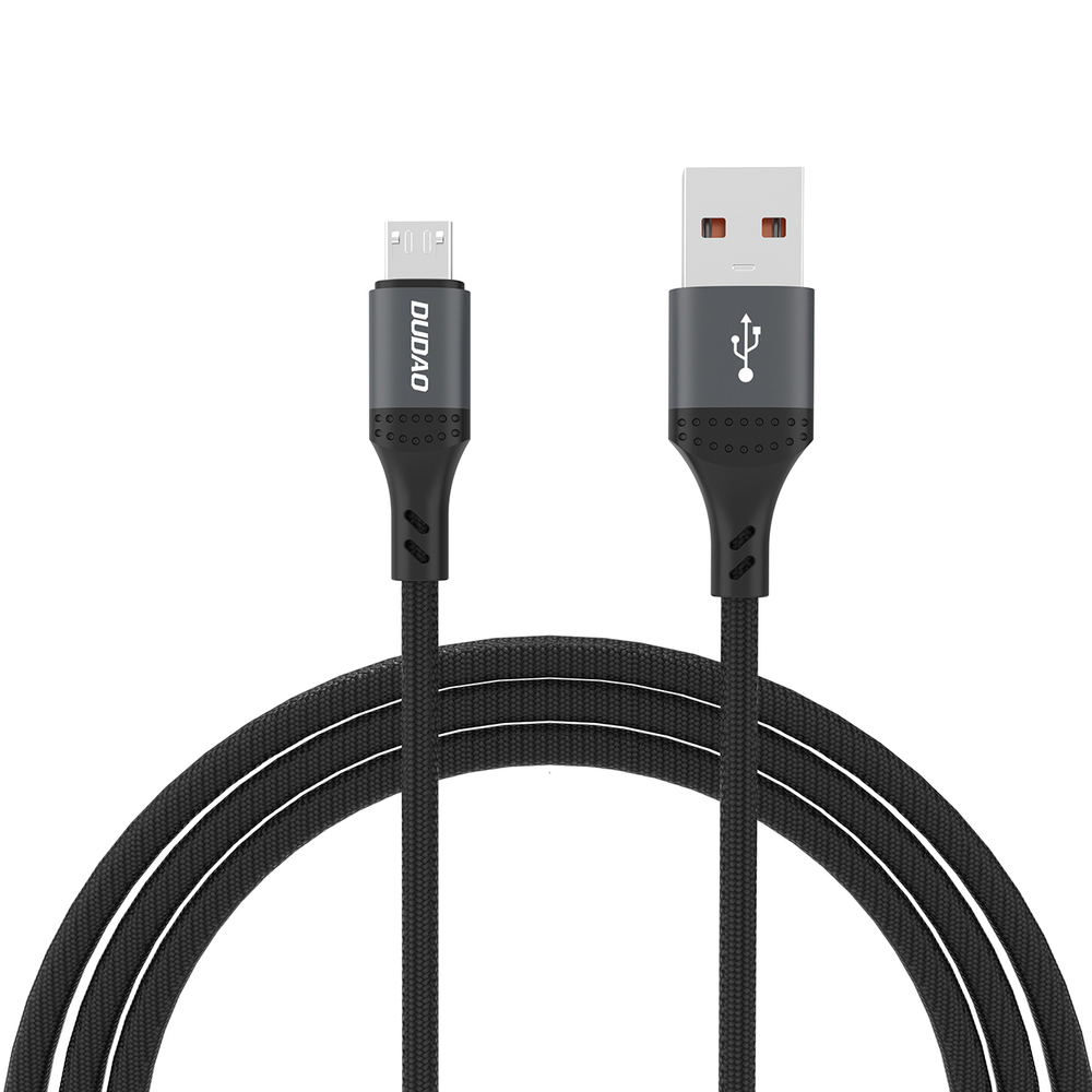 iTok webáruház - Dudao Dudao L3SM USB-A–MicroUSB fonott kábel, 1,2 m (fekete) 1 Dudao L3SM USB-A - MicroUSB 3A 1.2m Braided Cable (fekete)