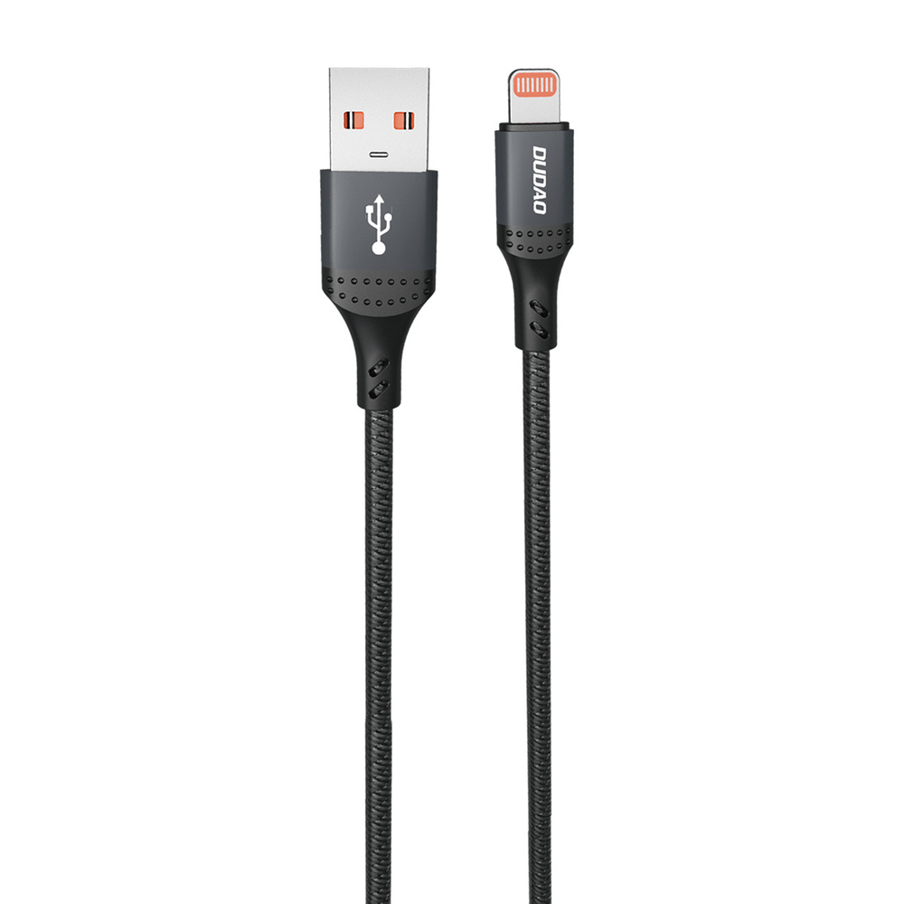 iTok webáruház - Dudao Dudao L3SL USB-A–Lightning kábel, 1,2 m, fonott, 30 W (fekete) 1 Dudao 3A 30W L3SL USB-A - Lightning Cable Braided 1.2m (fekete)