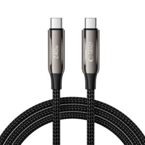 Tech-Protect UB10T Ultraboost USB-C PD240W/QC4.0 kábel 200 cm (fekete)
