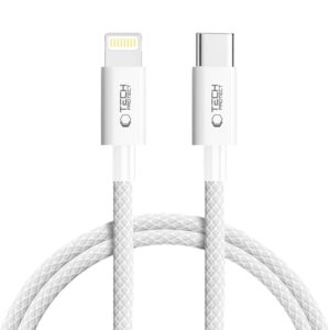 Tech-Protect UltraBoost USB-C–Lightning kábel, 27 W, 100 cm (szürke)
