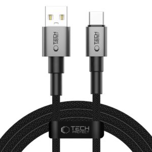 Tech-Protect UltraBoost DNA USB-A / USB-C kábel 15 W/3 A, 200 cm (szürke)