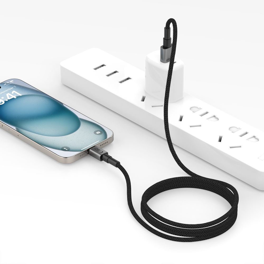 iTok webáruház - Tech-Protect Tech-Protect UltraBoost DNA USB-A / USB-C kábel 15 W/3 A, 200 cm (szürke) 5 Tech-Protect UltraBoost DNA USB-A / USB-C Cable 15W/3A 200cm (szürke)