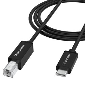 Wozinsky WKDDY2S USB-B–USB-C kábel, 2 m (fekete)