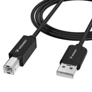 Wozinsky WKDDY3S USB-B–USB-A adatkábel, 2 m (fekete)