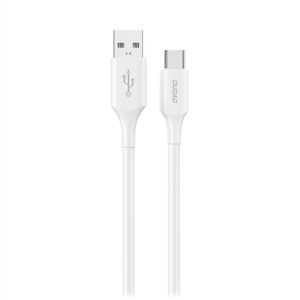 Dudao L2sT USB-A–USB-C 6A kábel 1,2 m (fehér)