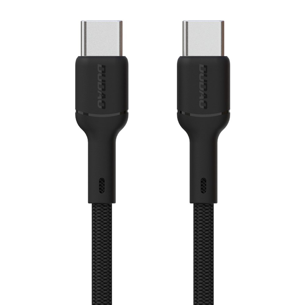iTok webáruház - Dudao Dudao L9C 65 W USB-C–USB-C kábel, 1 m (fekete) 1 Dudao L9C 65W USB-C - USB-C 1m Cable (fekete)