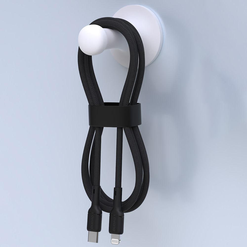 iTok webáruház - Dudao Dudao L9X 30 W USB-C–Lightning kábel, 1 m (fekete) 3 Dudao L9X 30W USB-C - Lightning Cable 1m (fekete)