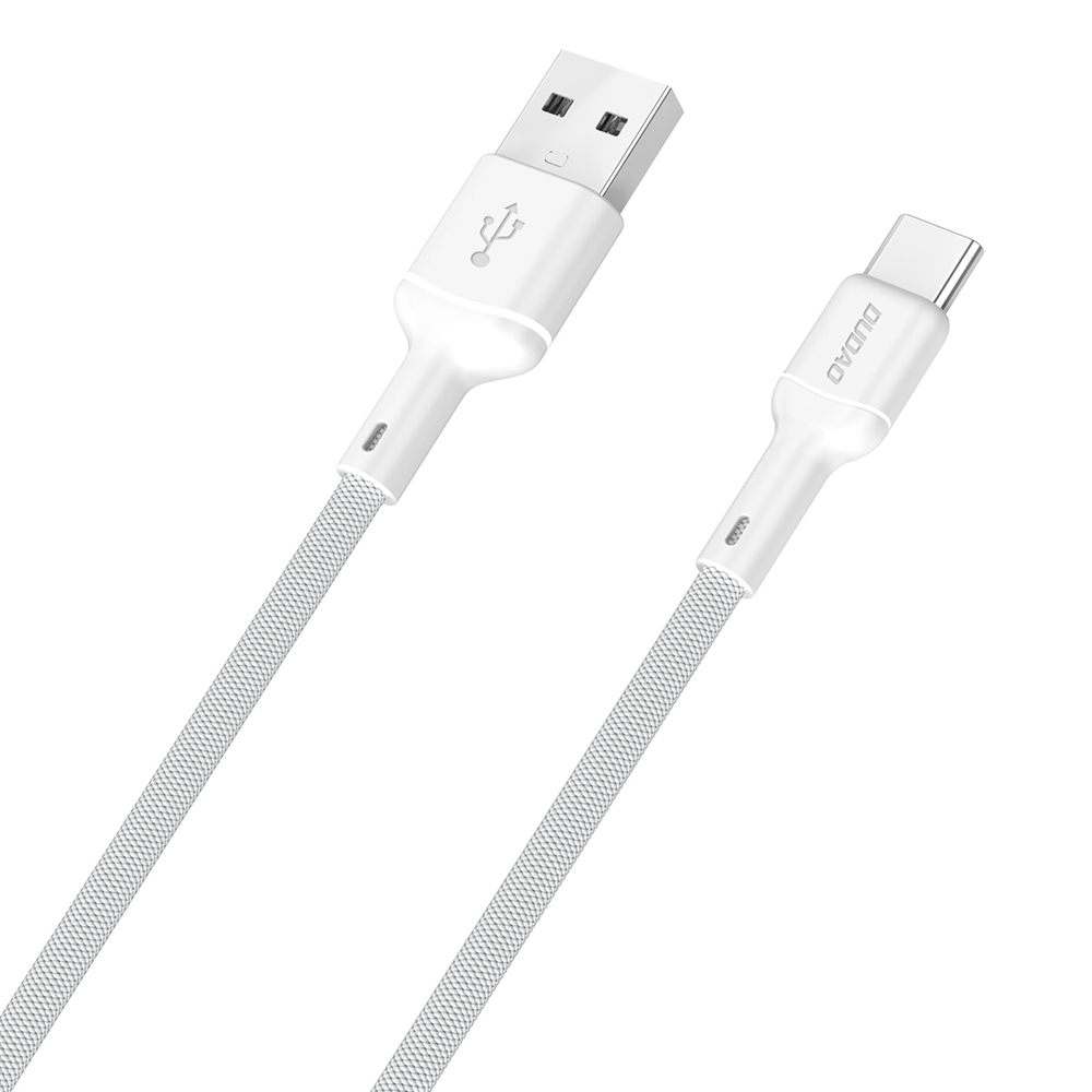 iTok webáruház - Dudao Dudao L9T 5A USB-A–USB-C kábel, 1 m (fehér) 1 Dudao L9T 5A USB-A - USB-C Cable 1m (fehér)