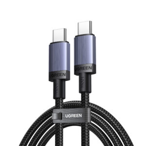 Ugreen USB-C–USB-C PD kábel 100 W, 5 A, 2 m (fekete)