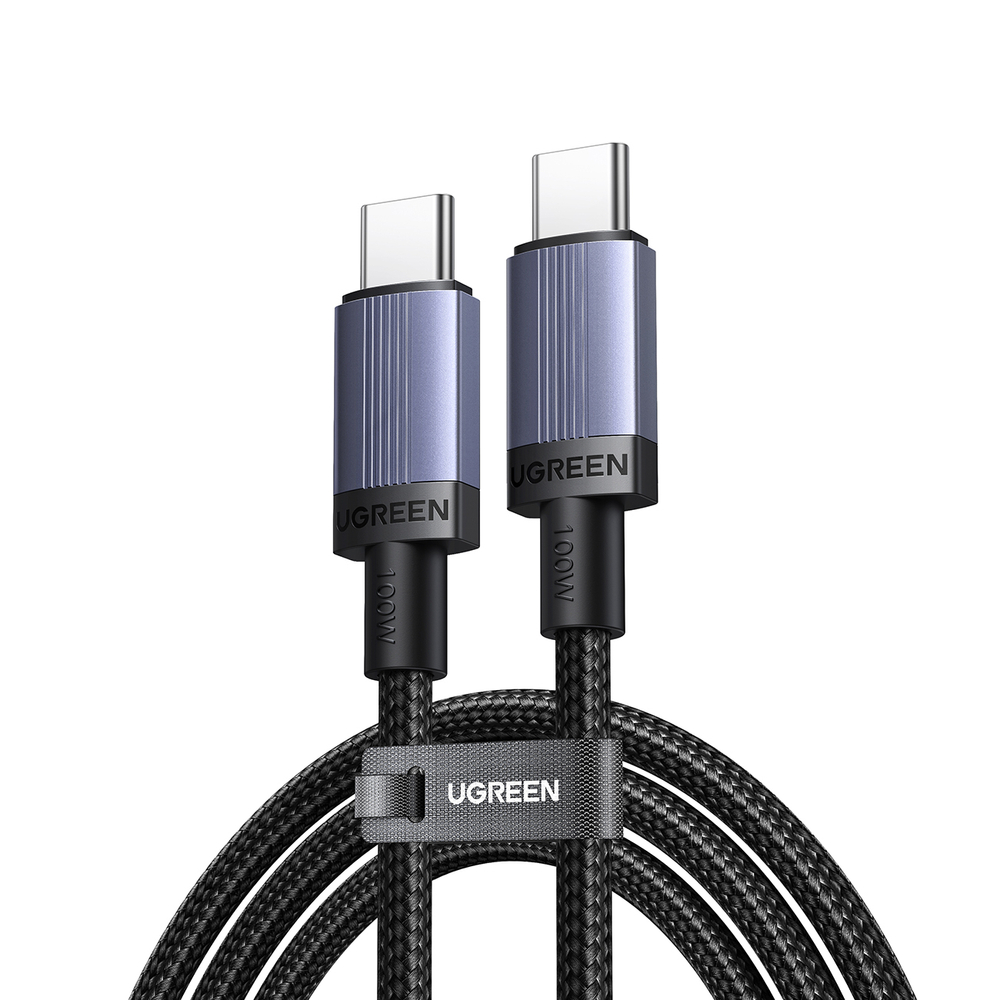 iTok webáruház - Ugreen Ugreen USB-C–USB-C PD kábel 100 W, 5 A, 3 m (fekete) 1 Ugreen USB-C to USB-C PD Cable 100W 5A 3m (fekete)