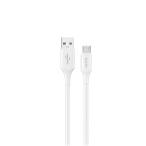 Dudao L2SM USB-A / micro USB 6A kábel 1,2 m (fehér)