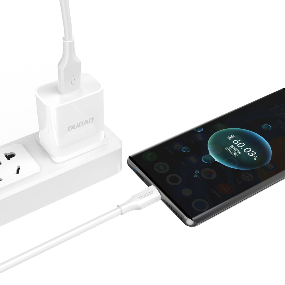 iTok webáruház - Dudao Dudao L2SM USB-A / micro USB 6A kábel 1,2 m (fehér) 2 Dudao L2SM USB-A / micro USB 6A cable 1.2 m (fehér)