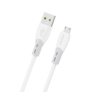 Dudao L25SM USB-A–micro USB kábel, 3 A, 1 m (fehér)