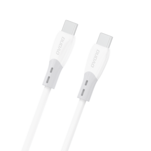 Dudao L25SC 60 W USB-C–USB-C kábel, 2 m (fehér)