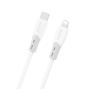Dudao L25SX 30 W USB-C–Lightning kábel 2 m (fehér)