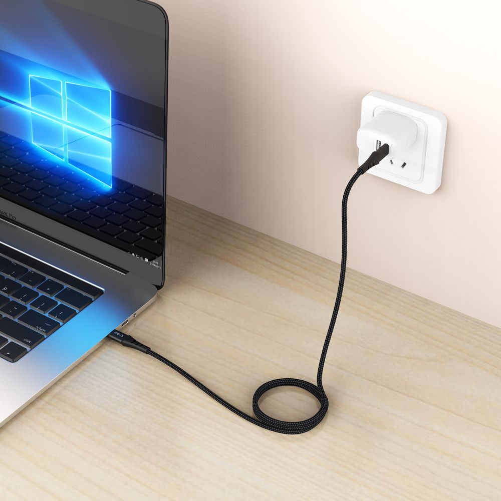 iTok webáruház - Tech-Protect Tech-Protect Ultraboost UB11T USB-C–USB-C PD 240 W / QC 3.0 kábel, 200 cm (fekete) 6 Tech-Protect Ultraboost UB11T USB-C / USB-C PD 240W / QC3.0 Cable 200 cm (fekete)