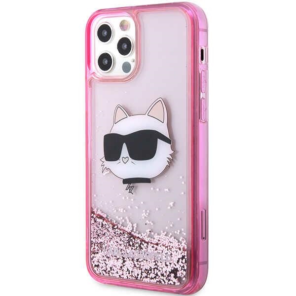 iTok webáruház - Karl Lagerfeld Karl Lagerfeld KLHCP12MLNCHCP Liquid Glitter Choupette Head tok iPhone 12 / 12 Pro készülékhez, rózsaszín 2 Karl Lagerfeld KLHCP12MLNCHCP iPhone 12/ 12 Pro 6.1" pink/pink hardcase Glitter Choupette Head