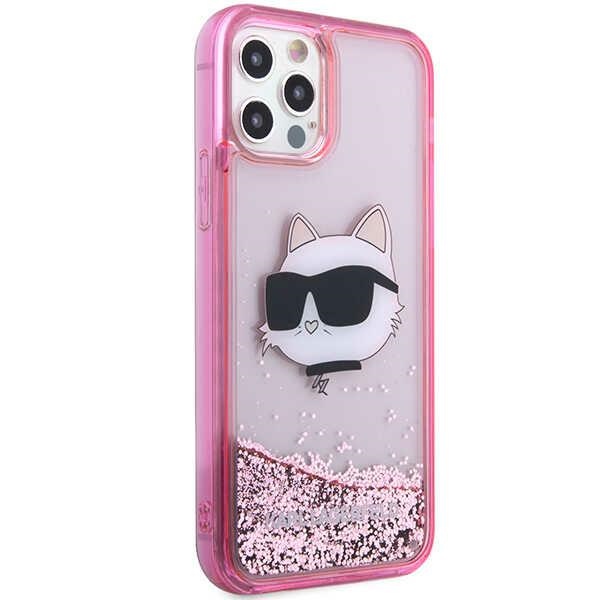 iTok webáruház - Karl Lagerfeld Karl Lagerfeld KLHCP12MLNCHCP Liquid Glitter Choupette Head tok iPhone 12 / 12 Pro készülékhez, rózsaszín 4 Karl Lagerfeld KLHCP12MLNCHCP iPhone 12/ 12 Pro 6.1" pink/pink hardcase Glitter Choupette Head