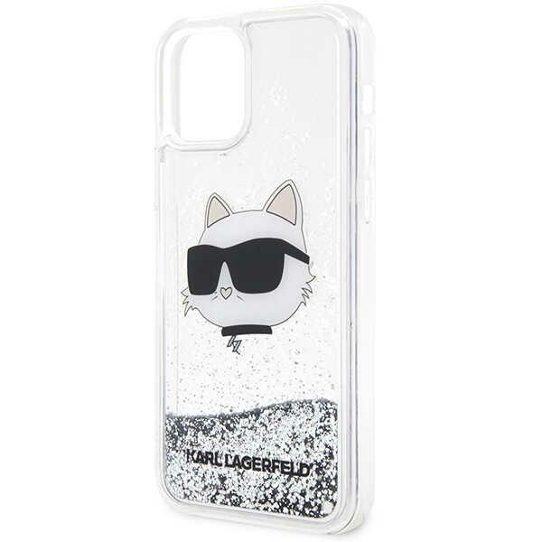 iTok webáruház - Karl Lagerfeld Karl Lagerfeld KLHCP12MLNHCCS tok iPhone 12/12 Pro 6,1 hüvelykhez – Choupette fej, ezüst 6 Karl Lagerfeld KLHCP12MLNHCCS iPhone 12/ 12 Pro 6.1" silver/silver hardcase Glitter Choupette Head