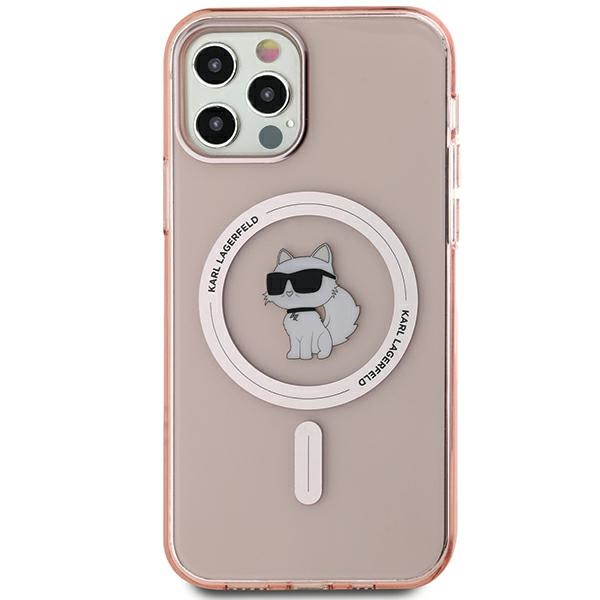 iTok webáruház - Karl Lagerfeld Karl Lagerfeld IML Choupette MagSafe tok iPhone 12/12 Pro készülékhez (rózsaszín) 2 Karl Lagerfeld IML Choupette MagSafe case for iPhone 12/12 Pro (rózsaszín)