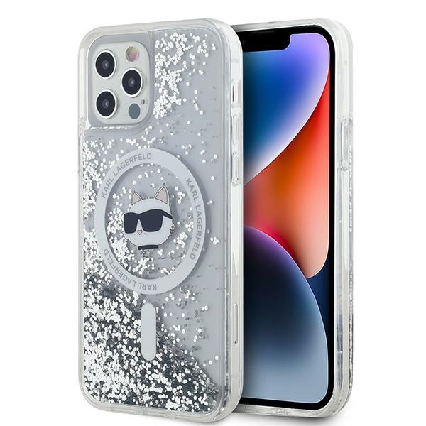 iTok webáruház - Karl Lagerfeld Karl Lagerfeld Liquid Glitter Choupette Head MagSafe tok iPhone 12 / 12 Pro készülékhez (átlátszó) 1 Karl Lagerfeld Liquid Glitter Choupette Head MagSafe Case for iPhone 12 / 12 Pro (átlátszó)
