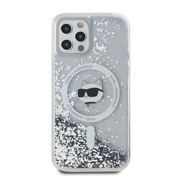 iTok webáruház - Karl Lagerfeld Karl Lagerfeld Liquid Glitter Choupette Head MagSafe tok iPhone 12 / 12 Pro készülékhez (átlátszó) 3 Karl Lagerfeld Liquid Glitter Choupette Head MagSafe Case for iPhone 12 / 12 Pro (átlátszó)