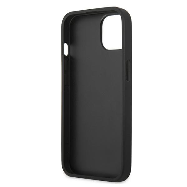iTok webáruház - Karl Lagerfeld Karl Lagerfeld Ikonik Karl fej mintás bőrhatású tok iPhone 13 mini készülékhez (fekete) 7 Karl Lagerfeld Leather Ikonik Karl's Head Metal Case for iPhone 13 mini (fekete)