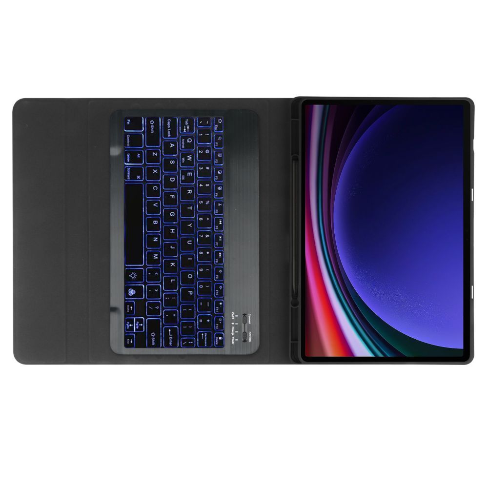 iTok webáruház - Tech-Protect Tech-Protect SC Pen billentyűzetes tok Samsung Galaxy Tab S9 FE+ 12,4" X610 / X616B készülékhez (fekete) 7 Tech-Protect SC Pen + Keyboard Case with Keyboard for Samsung Galaxy Tab S9 FE+ 12.4" X610 / X616B (fekete)