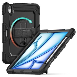 Tech-Protect Solid360 tok iPad Air 11″ (2024/2025/2026) (fekete)