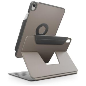 Uniq Rovus Snapmount mágneses, 360°-ban forgatható levehető tok iPad Airhez (szürke)