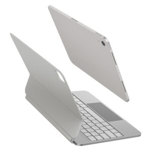 Uniq Venno Pro mágneses tok billentyűzettel iPad Air 10,9″ (2020/2022) / Pro 11″ (2021/2022) / Air 11″ (2024/2025/2026) (fehér)
