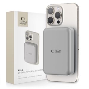 Tech-Protect PB11 LifeMag MagSafe 10000 mAh powerbank (titán)