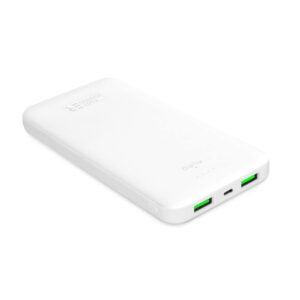 Puro White 10000 mAh 12 W powerbank 2× USB-A + USB-C (fehér)