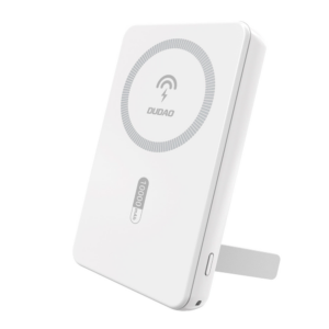 Dudao K14S+ 10000 mAh 20 W MagSafe powerbank állvánnyal (fehér)